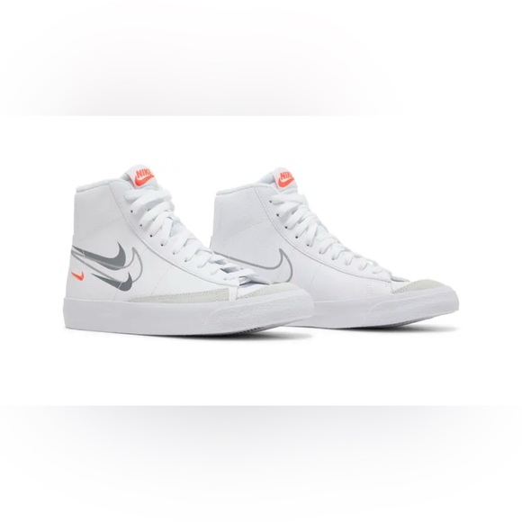 Nike Shoes - Nike Blazer Mid ’77 SE “Multi-Swoosh” – White / Multi | Youth 5.5 Women’s 7